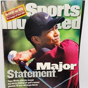 Sports Illustrated Tiger Woods Major Statement August 23, 1999 McGwire And Sosa